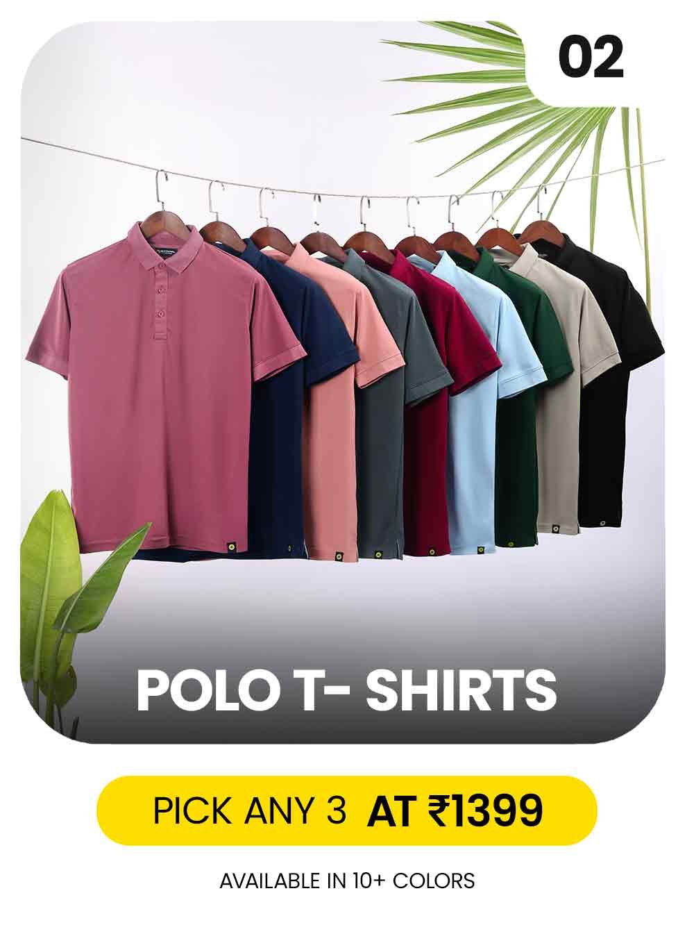 Pick any 3 Polo Tshirts