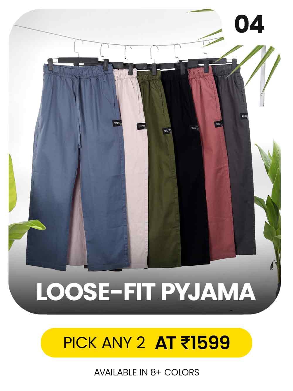 Pick Any 2  Loose-fit Pyjama Pants